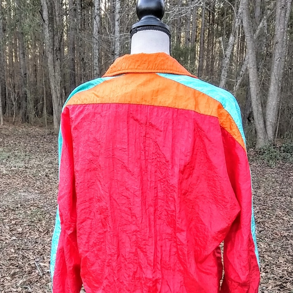 Sergio Tecchini 2 piece Orange Tracksuit - Picture 5 of 8